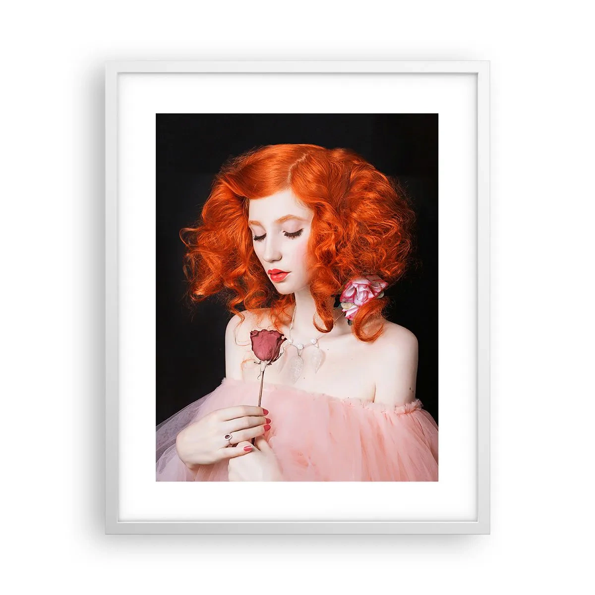 Poszter fekete keretben - Barokk stílusban - 40x50 cm