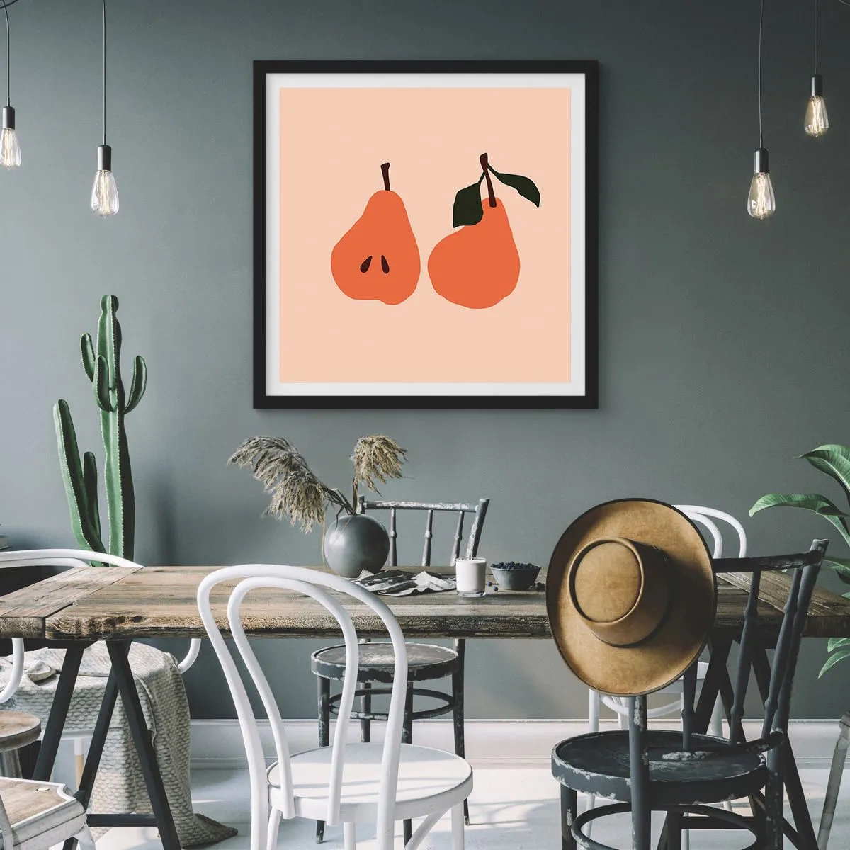 Poszter fehér keretben - Maga az édesség - 60x60 cm