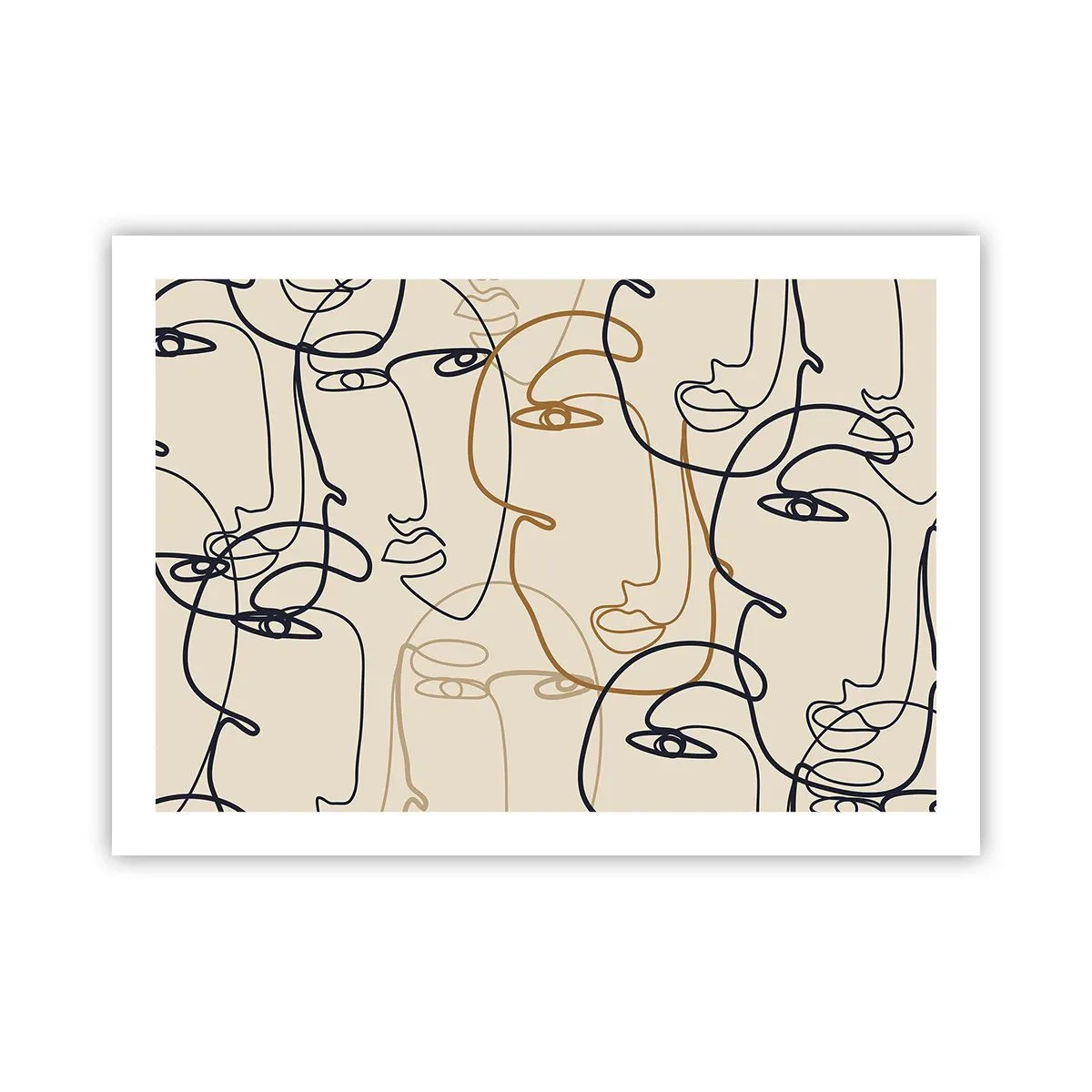 Poszter - Többszörös portré  - 70x50 cm