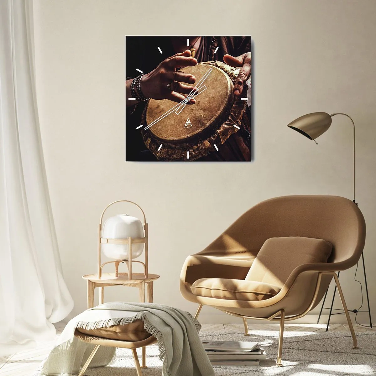 Falióra, Óra - A szív ritmusában - 40x40 cm