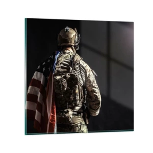 Üveg kép - Pont ezért - 60x60 cm