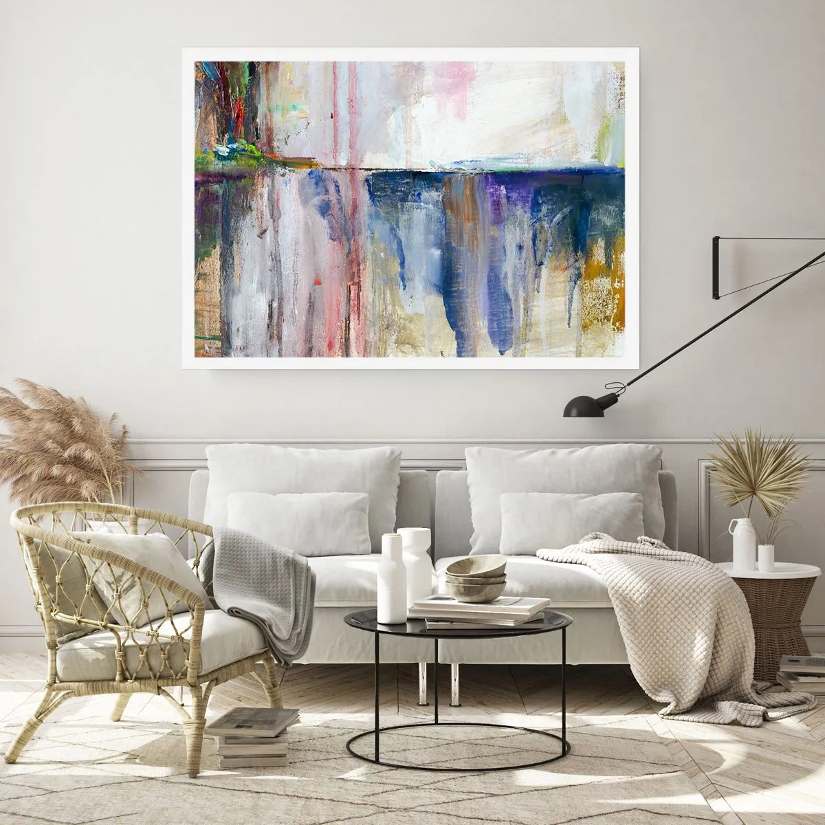 Poszter - Színes benyomások és társítások - 100x70 cm