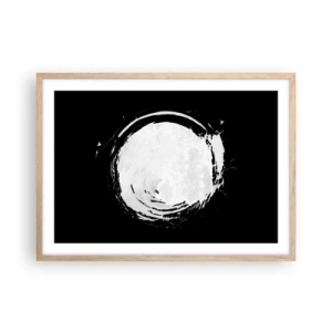 Poszter világos tölgy keretben - A jó kiút - 70x50 cm