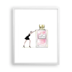 Poszter fekete keretben - A nőiesség lényege - 40x50 cm