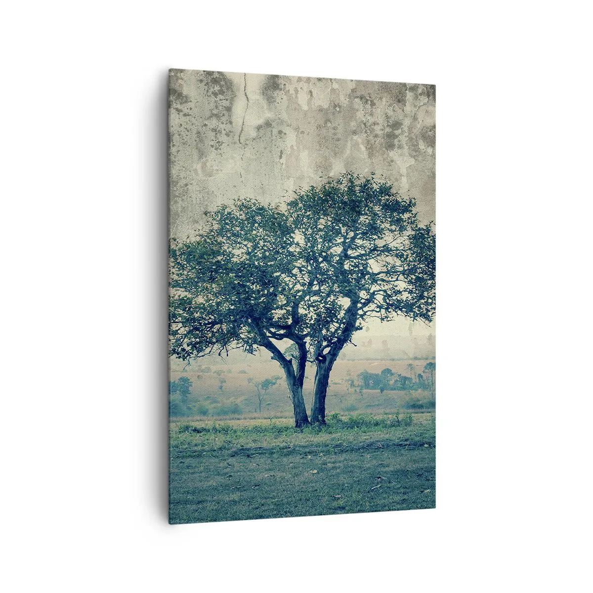 Vászonkép - Almafa a kék mezőn? - 80x120 cm