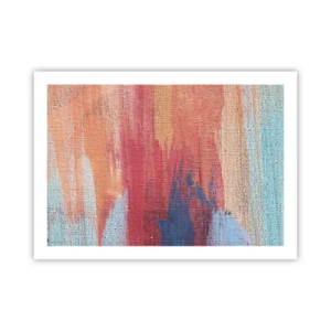 Poszter - Szivárványon  kiúszva - 70x50 cm