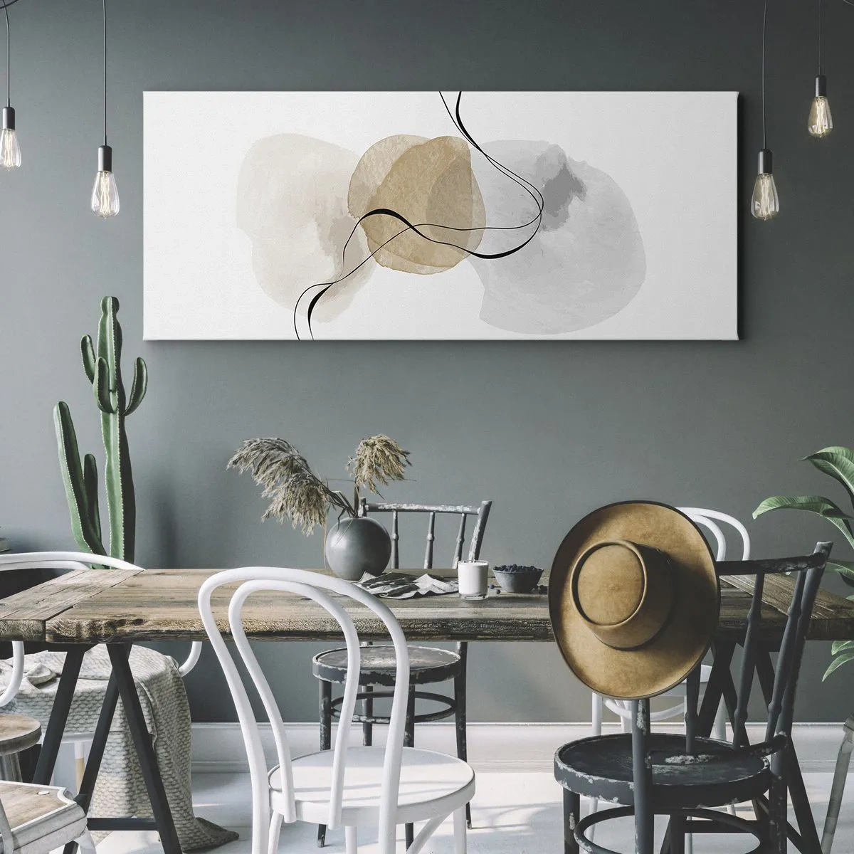 Vászonkép - Léggyöngyök - 90x30 cm