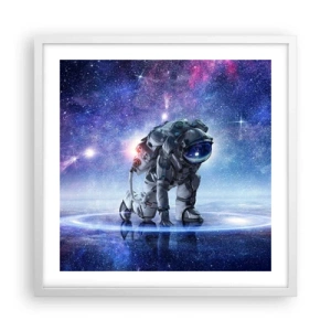 Poszter fekete keretben - A csillagos ég felettem - 50x50 cm