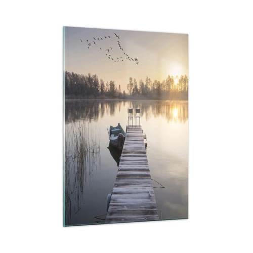 Üveg kép - Egy kis idő múlva visszajövök - 50x70 cm