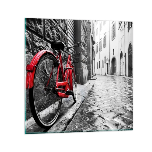 Üveg kép - Az igazi gyönyör nem öregszik - 40x40 cm