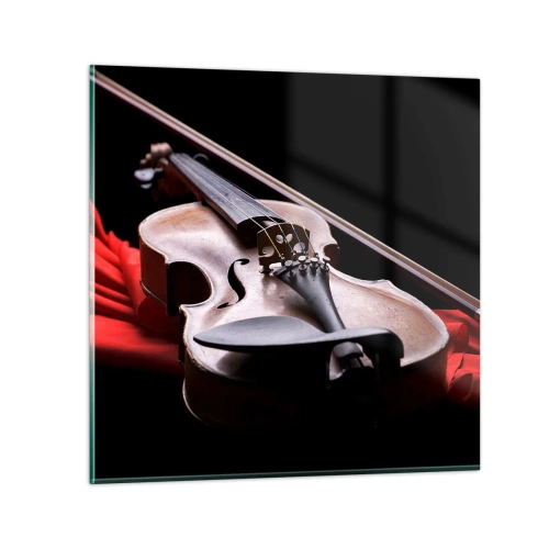 Üveg kép - Érzések zenéje - 50x50 cm