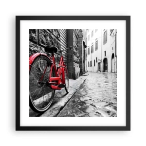 Poszter fehér keretben - Az igazi gyönyör nem öregszik - 40x40 cm