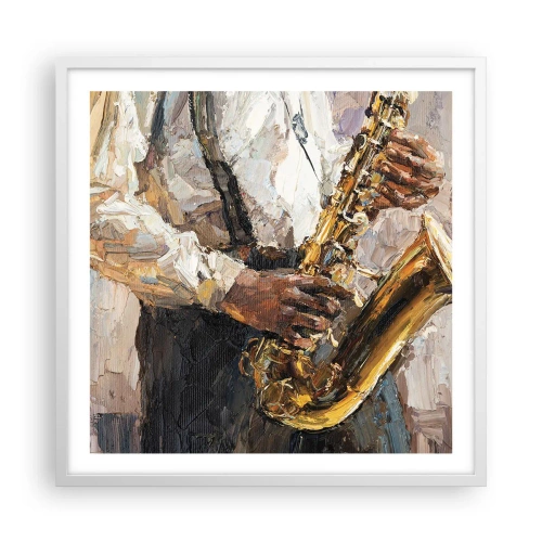 Poszter fekete keretben - Itt az idő egy szólóra - 60x60 cm