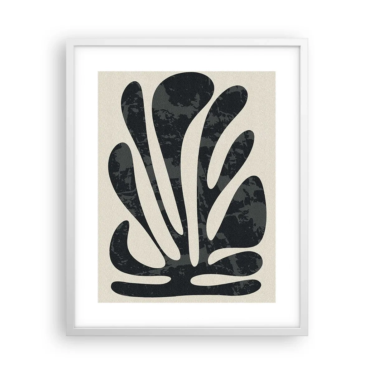 Poszter fekete keretben - Többujjas absztrakció - 40x50 cm