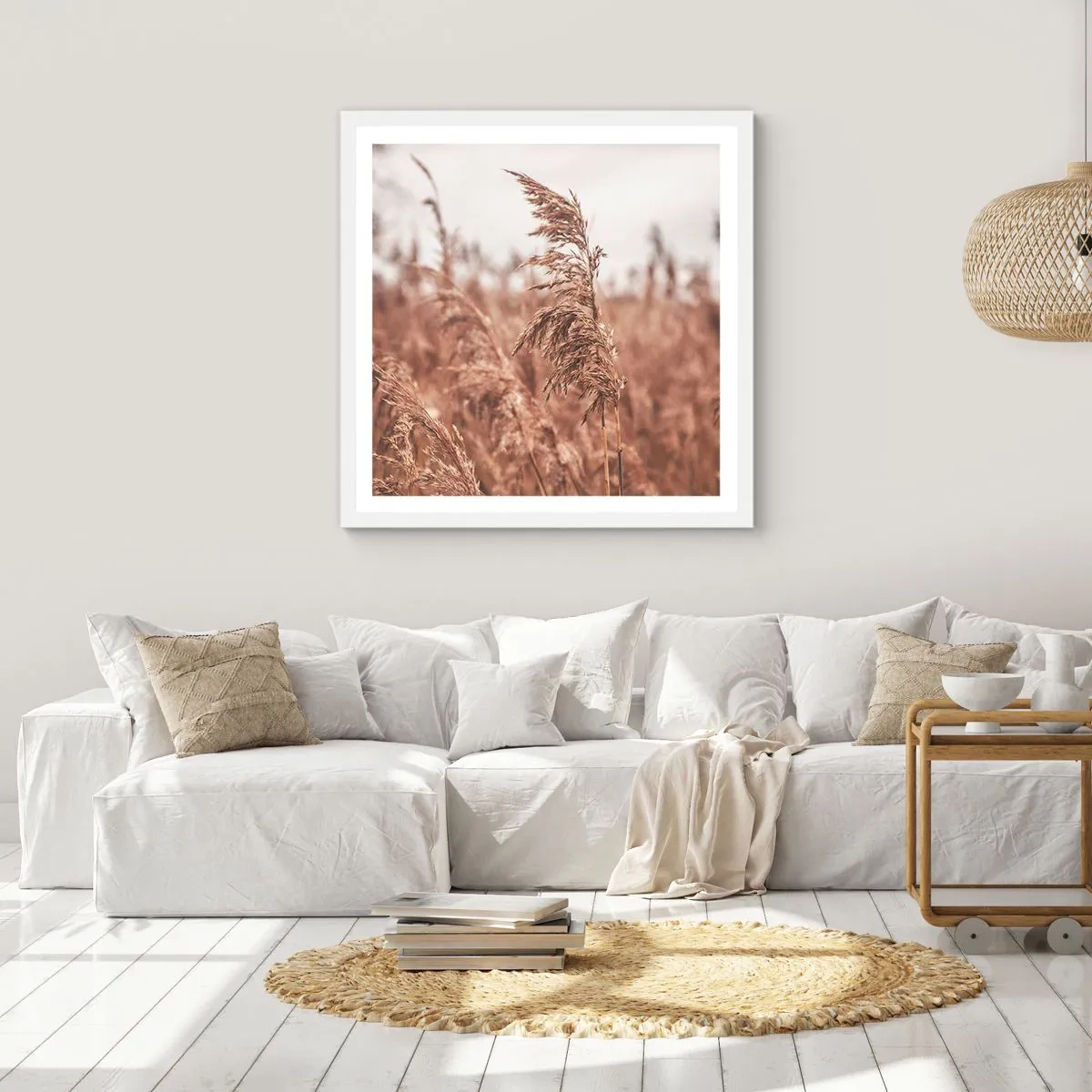 Poszter fekete keretben - Ősz van már a mezőkön - 60x60 cm