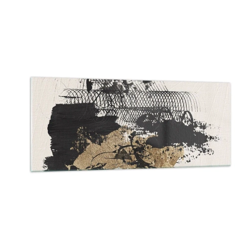 Üveg kép - Szenvedélyes kompozíció - 100x40 cm