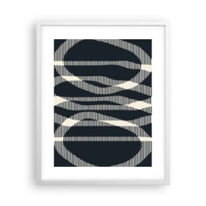 Poszter fekete keretben - Sötétség megtörése kísérlete - 40x50 cm