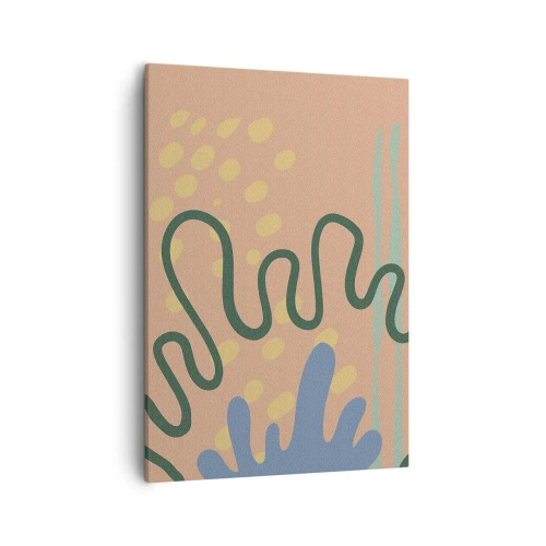 Vászonkép - Absztrakció: a természet sokszínűsége - 50x70 cm