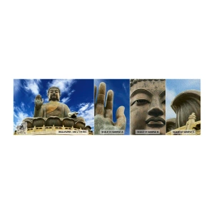 Fotótapéta Minta Premium Sand - Élj félelem nélkül - Buddha, Vallás, Ázsia - 100x30 cm