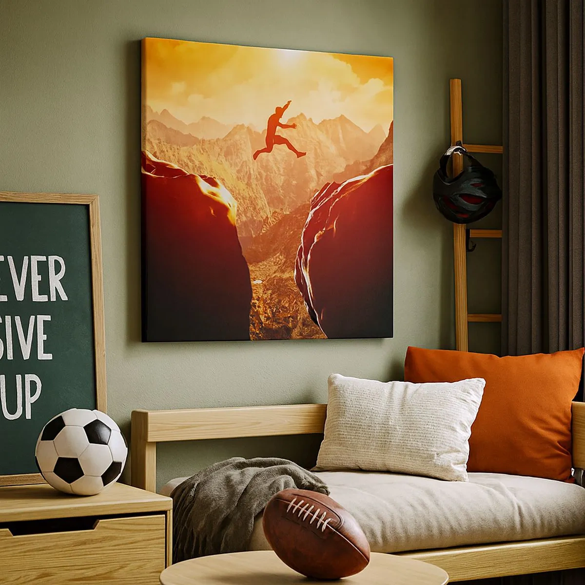 Vászonkép - Átlépve a határokat - 30x30 cm