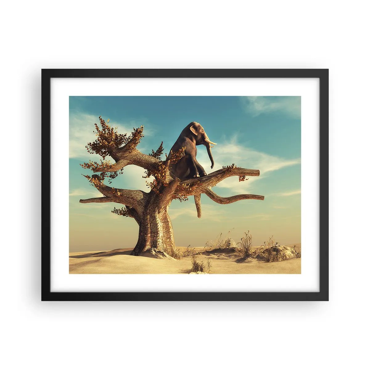 Poszter fehér keretben - Egy új nézőpont - 50x40 cm