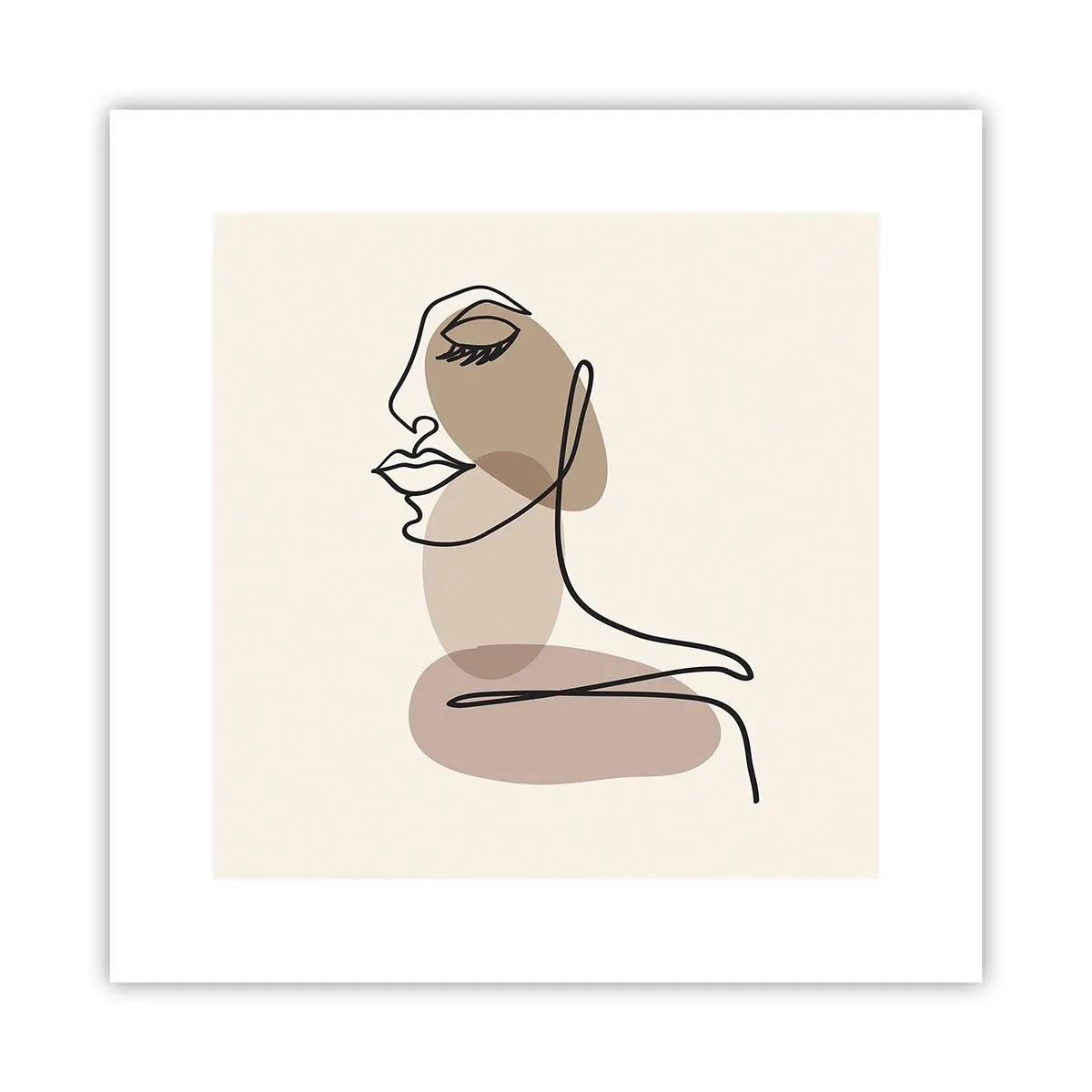 Poszter - Elveszve a saját hangjában - 30x30 cm