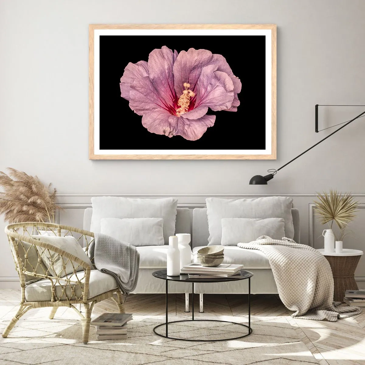 Poszter világos tölgy keretben - Egyenesen a szív felé - 70x50 cm