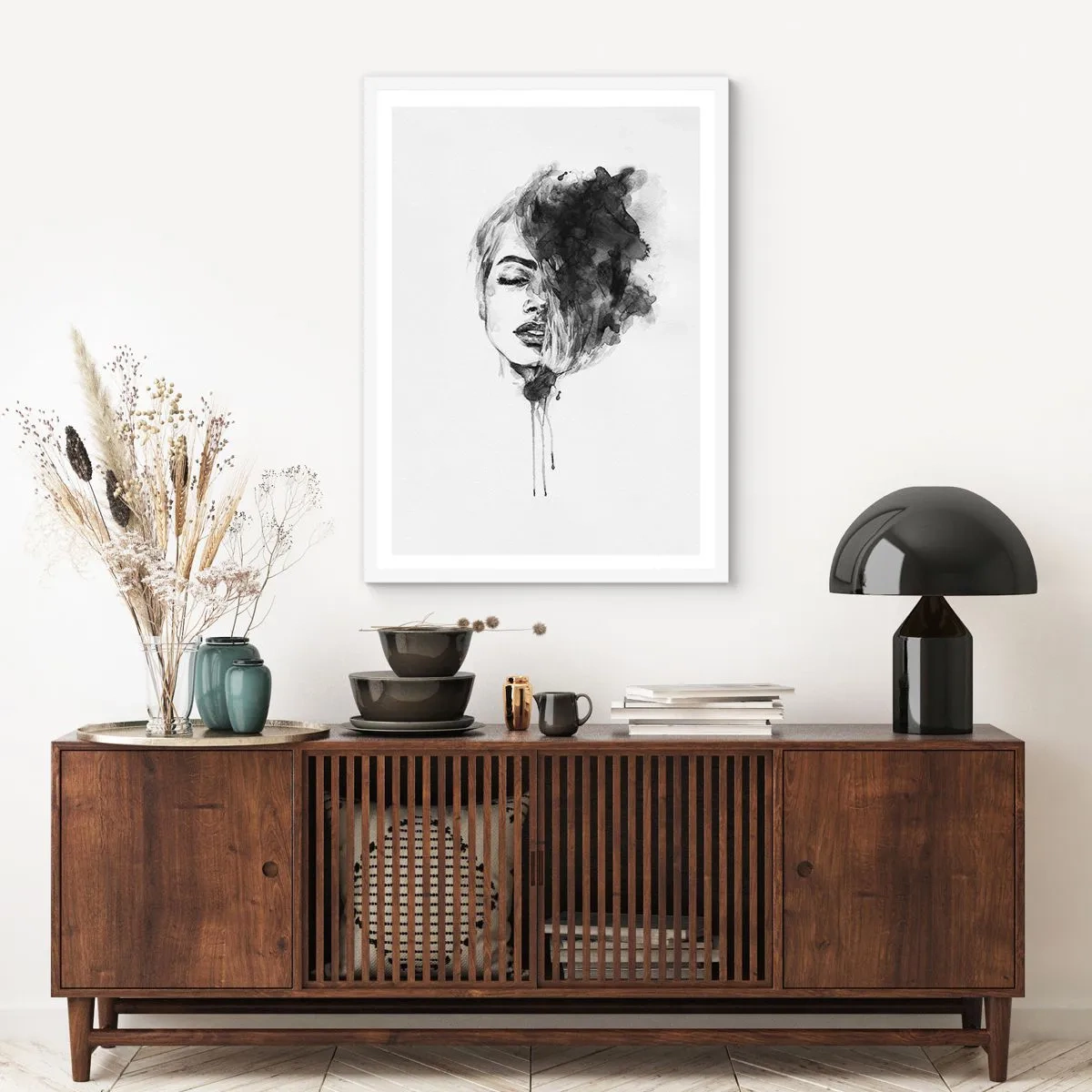 Poszter fekete keretben - Miről álmodozik egy lány - 70x100 cm