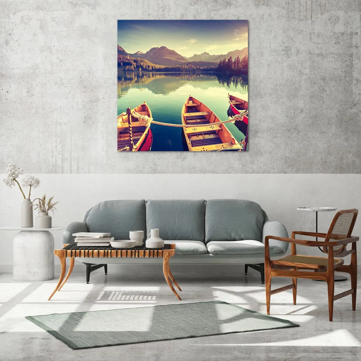 Üveg kép - Élni az ő törvényei szerint - 30x30 cm