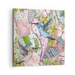 Vászonkép - Szőlőbe gabalyodva - 60x60 cm