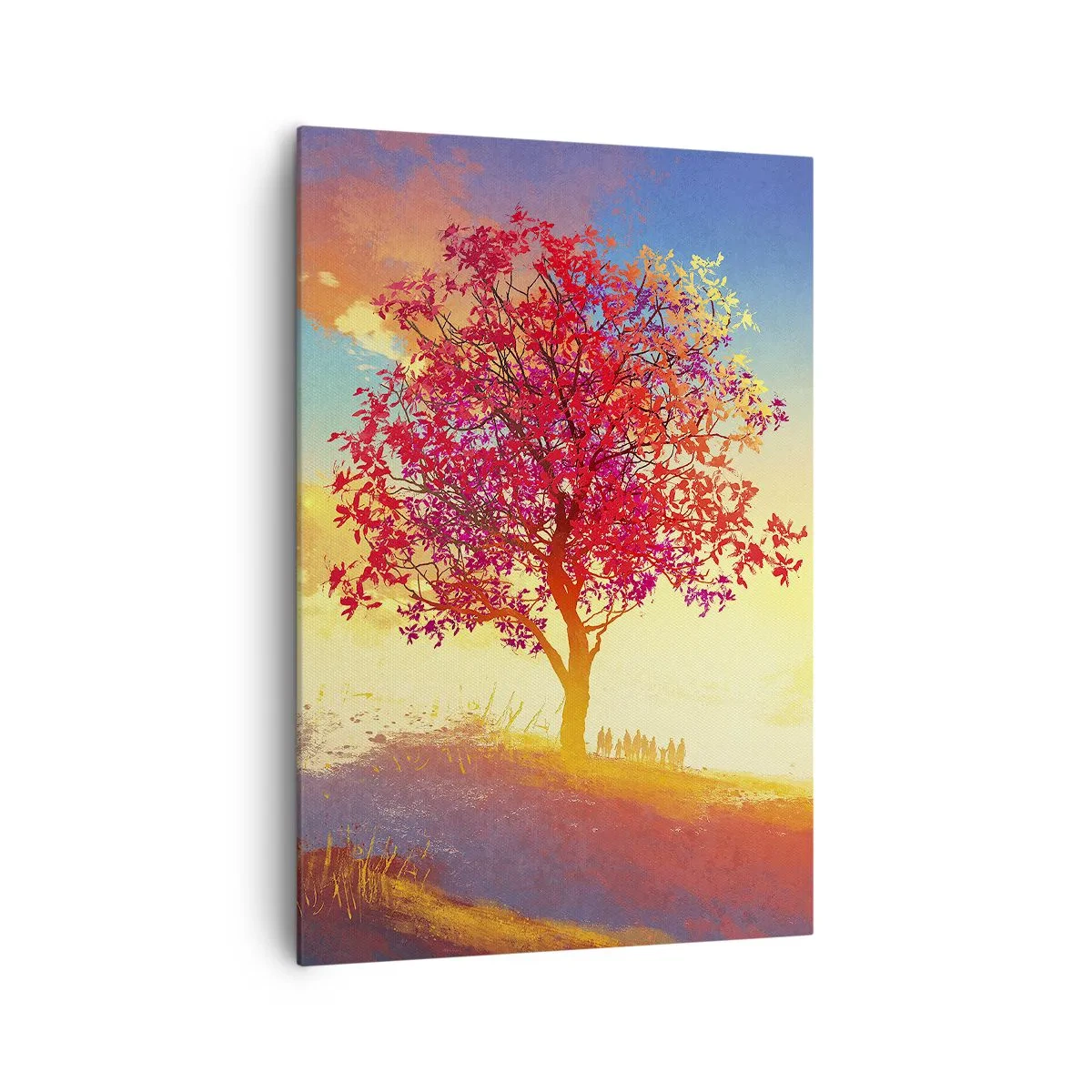 Vászonkép - Zarándok a célállomáson - 70x100 cm