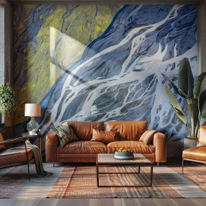 Fotótapéta Premium Canvas - A természet barlangrajzai - Absztrakció, Darab, Gleccser - 250x175 cm