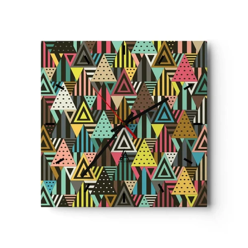 Falióra, Óra - Hármas ritmusban - 40x40 cm