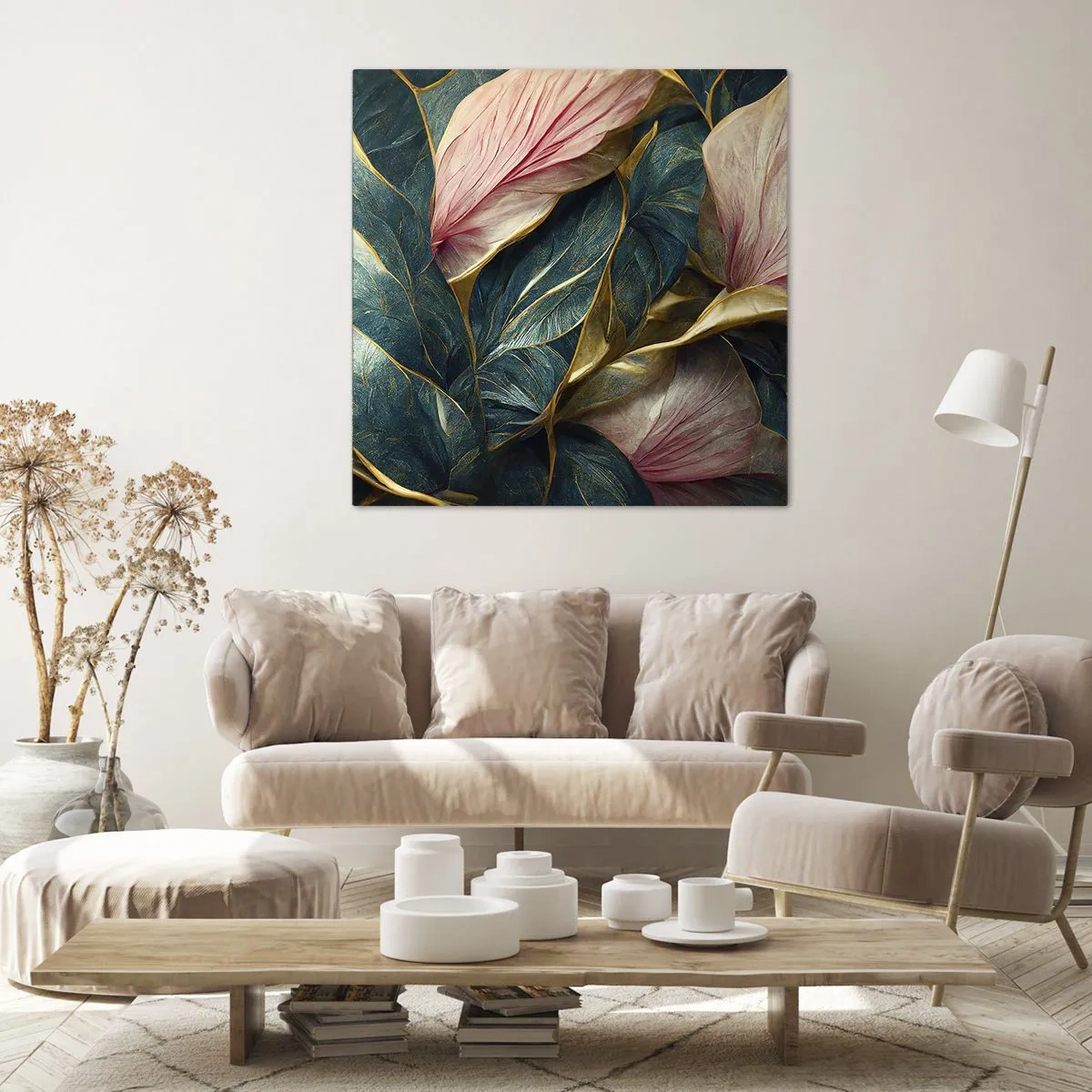 Vászonkép - Természetes elegancia és stílus - 50x50 cm