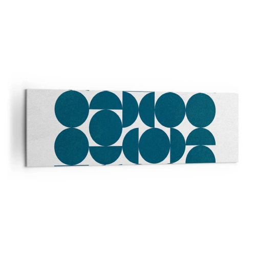 Vászonkép - Körök és félkörök - 160x50 cm