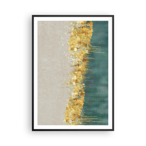 Poszter fehér keretben - Az aranyhatár - 70x100 cm