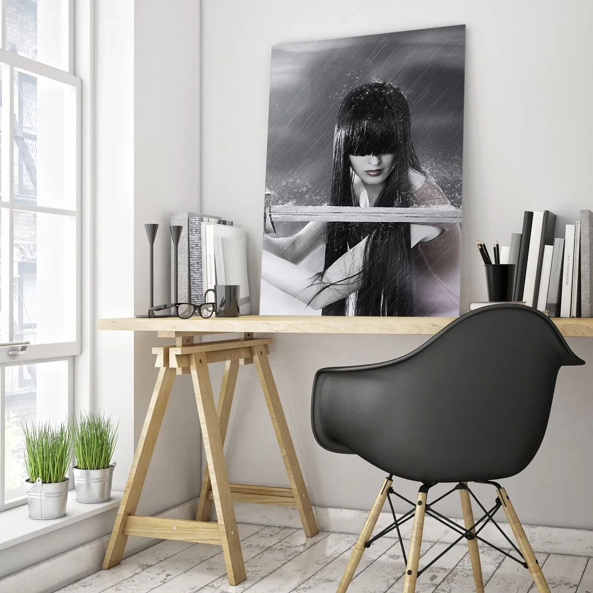 Üveg kép - Gyönyörű és veszélyes - 50x70 cm