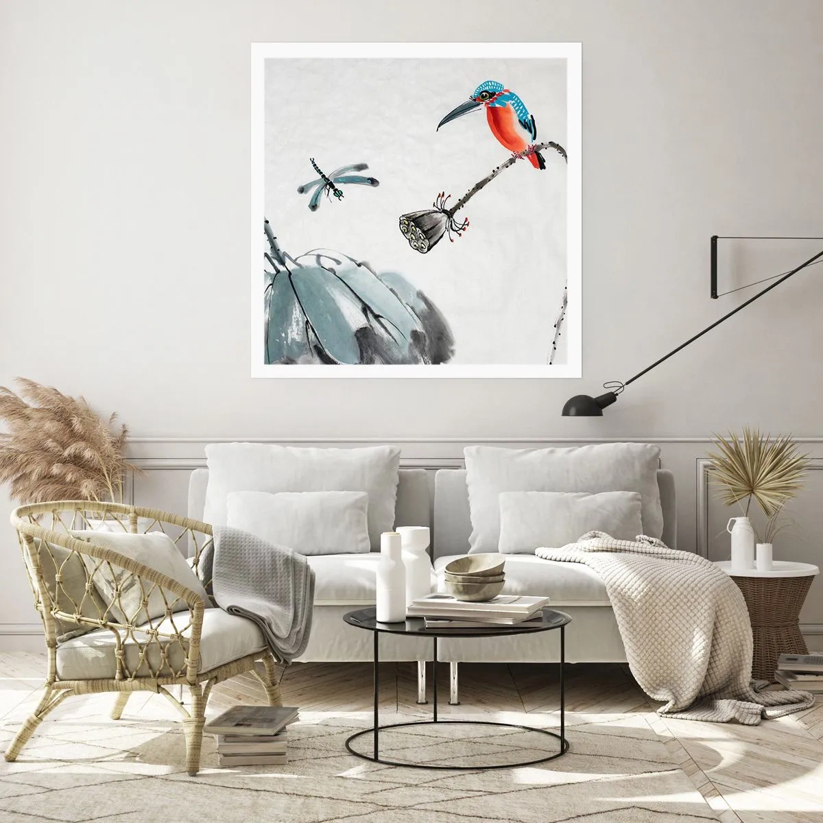 Poszter - A rét élete - 40x40 cm