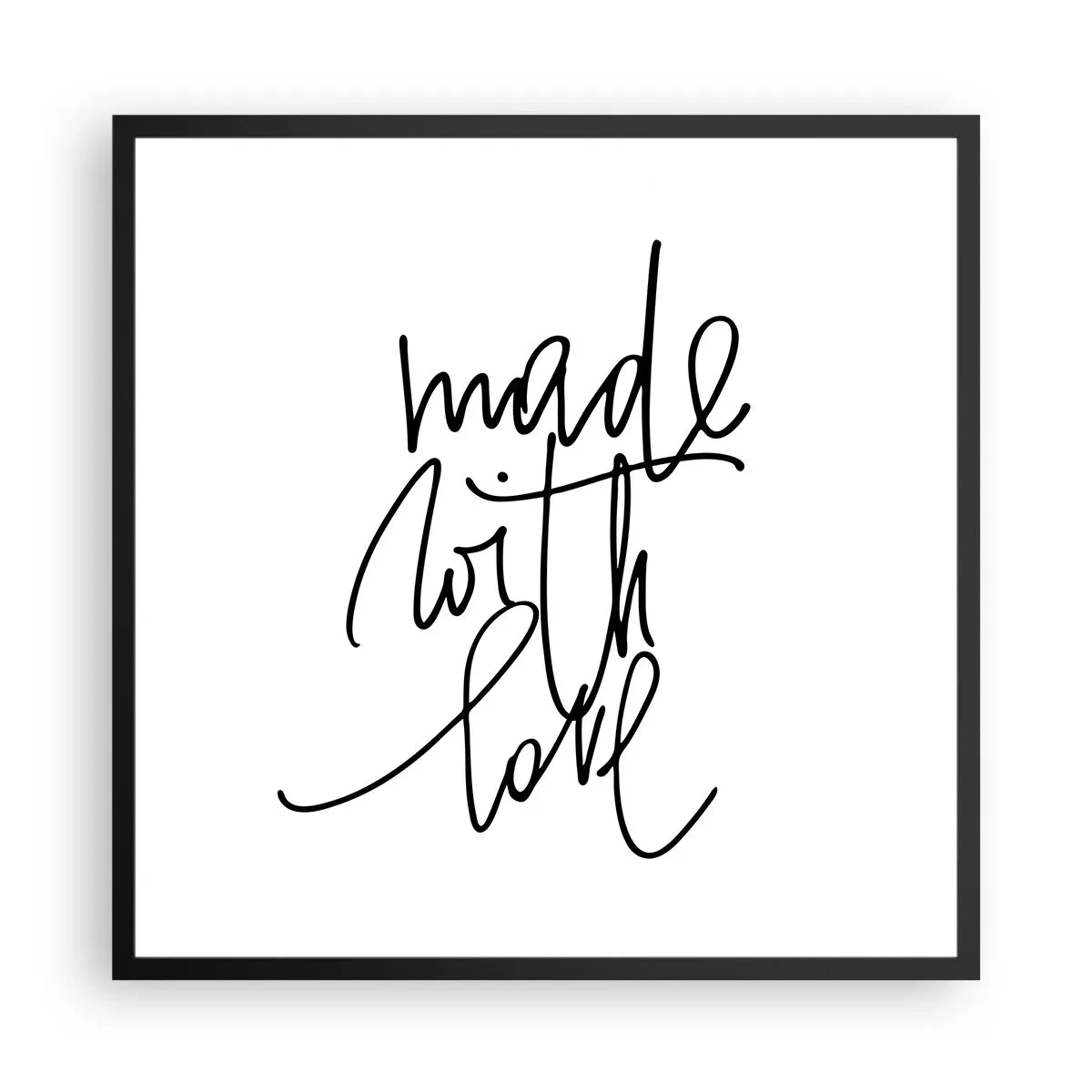 Poszter fehér keretben - A legjobb márka - 60x60 cm