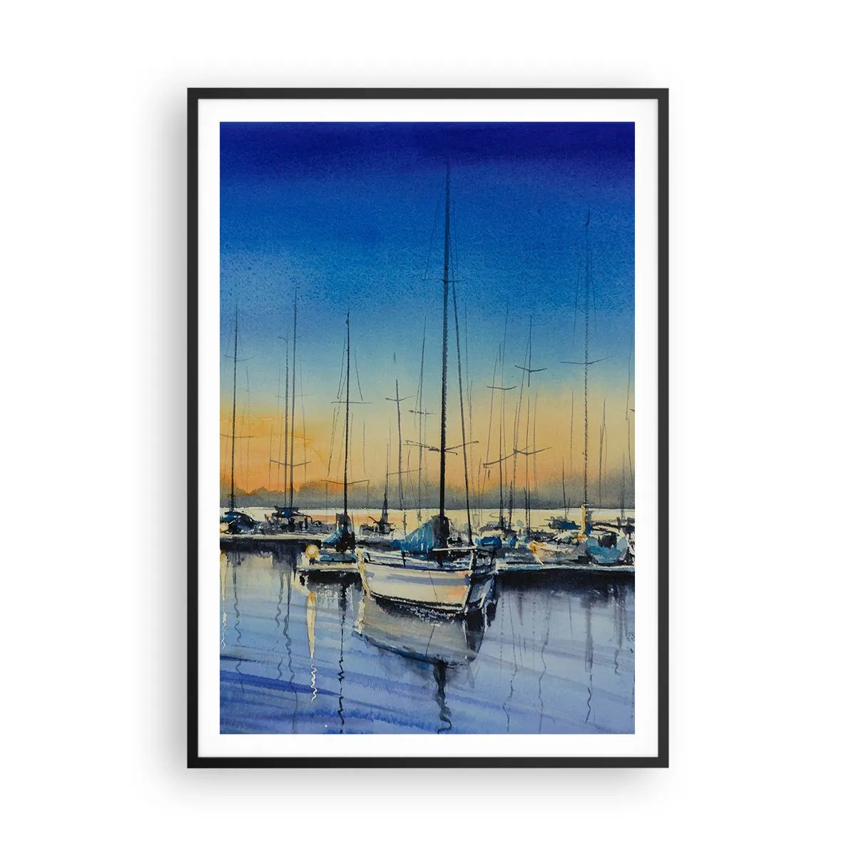 Poszter fehér keretben - Egy szép nap vége - 70x100 cm