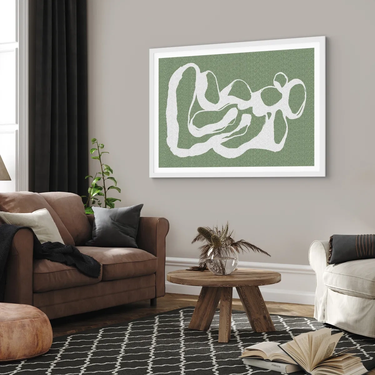 Poszter fekete keretben - A tér hívása - 70x50 cm