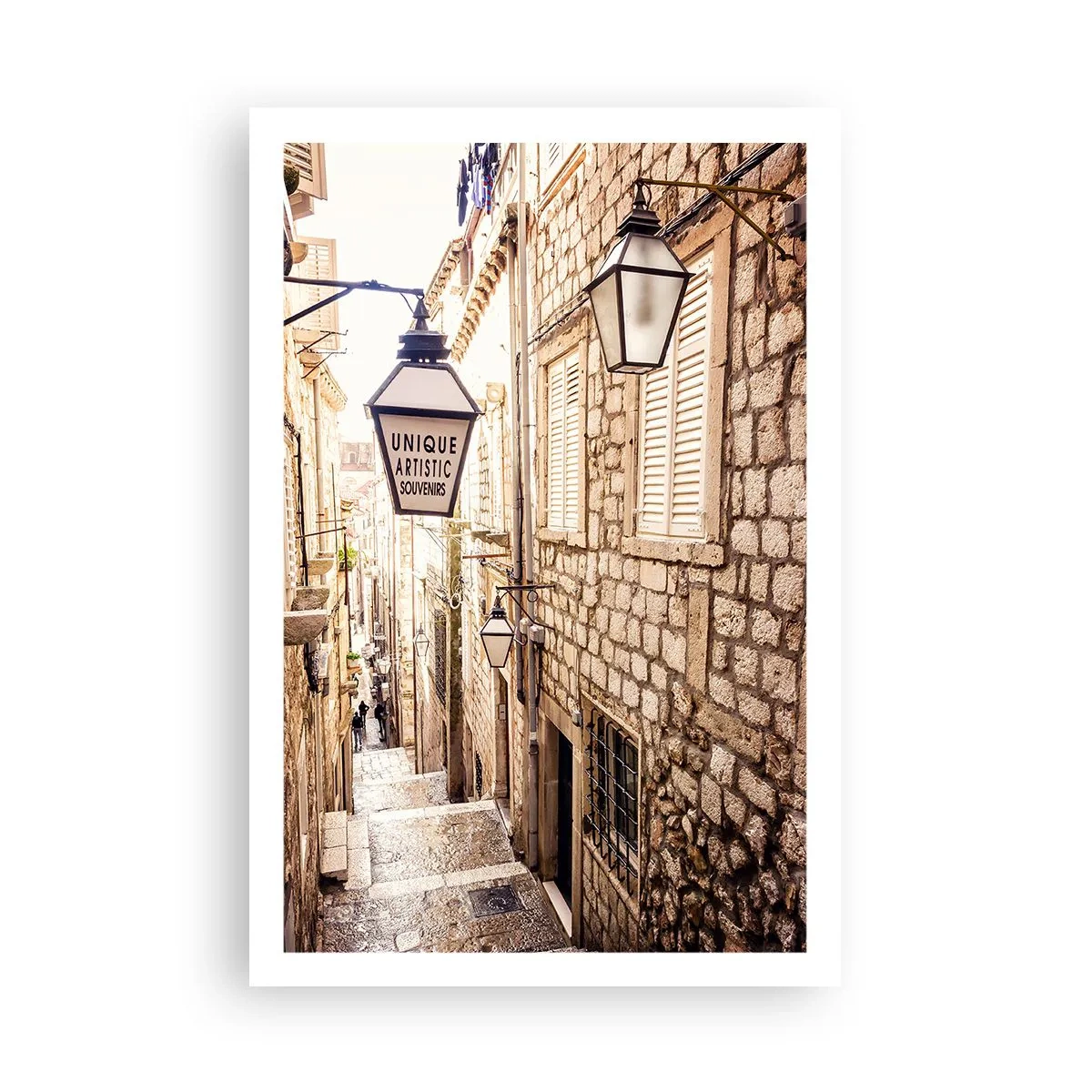 Poszter - Egy bájos mellékutca - 61x91 cm