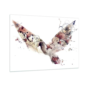 Üveg kép - Szabadtéri vándor - 100x70 cm