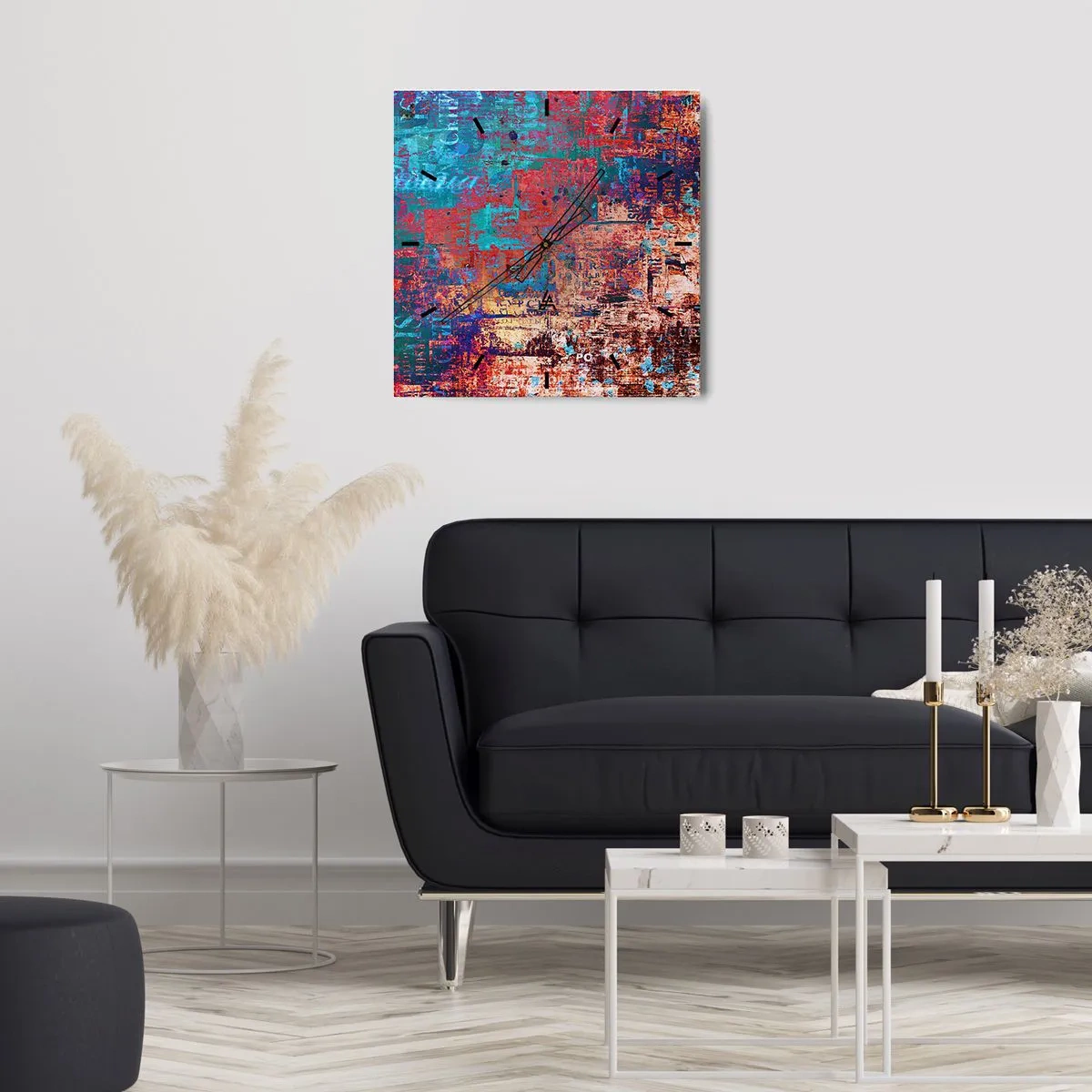 Falióra, Óra - Emlékezés és feledés - 40x40 cm