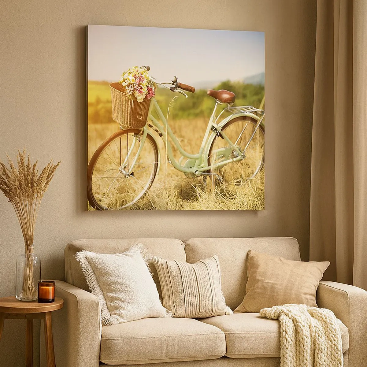 Vászonkép - Itt maradok egy darabig - 30x30 cm