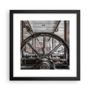 Poszter fehér keretben - A gyár titkos élete - 30x30 cm