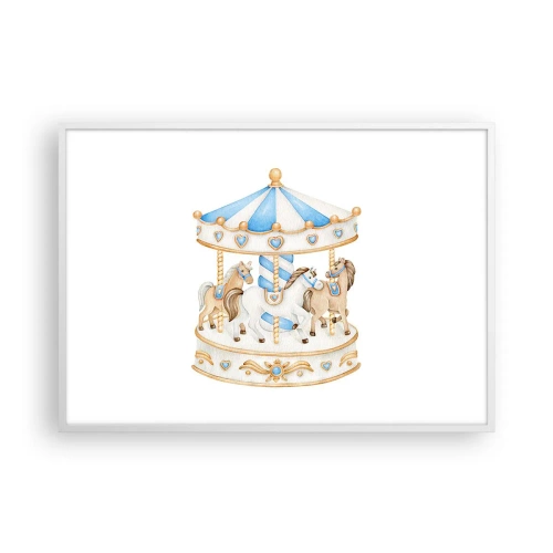 Poszter fekete keretben - Édes gyermekkor - 100x70 cm