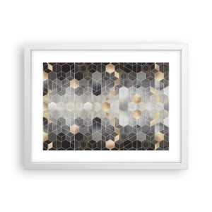 Poszter fekete keretben - Gyémánt kompozíció - 40x30 cm