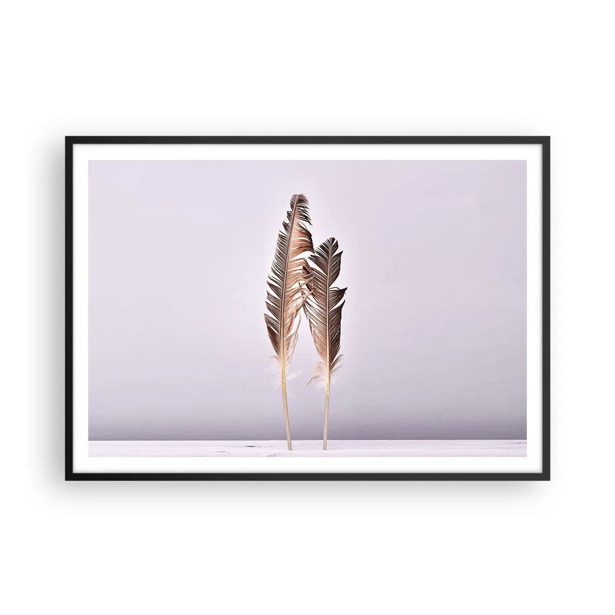 Poszter fehér keretben - A semmi ellen - 100x70 cm