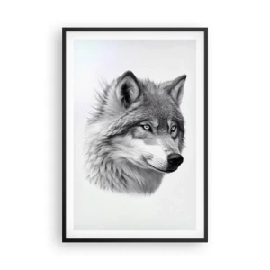 Poszter fehér keretben - Alfa - kétségtelenül - 61x91 cm